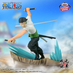 One Piece - Roronoa Zoro - War Scenery Figure 11cm (BANPRESTO)